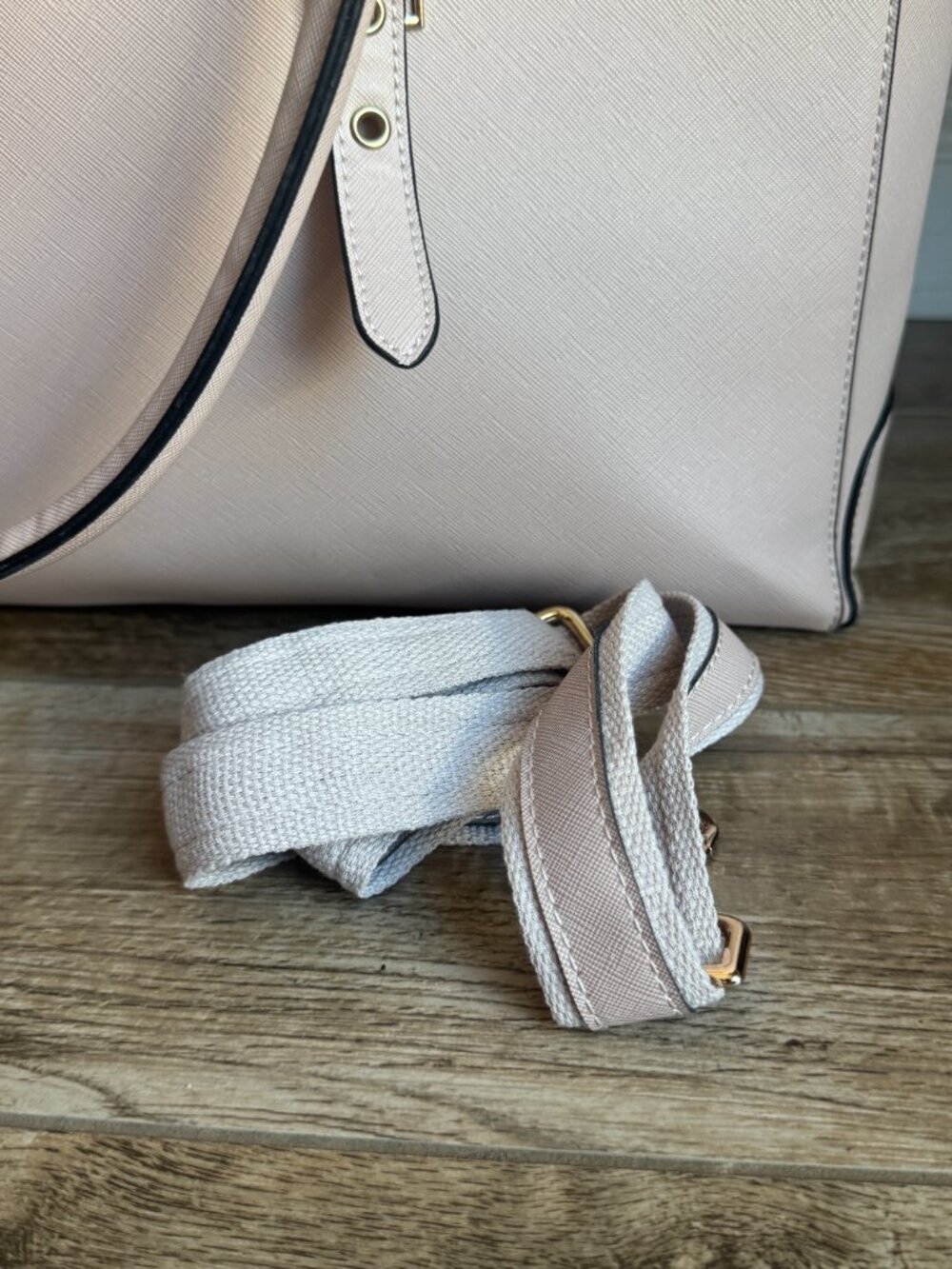 Vista Blush Pink Laptop Tote, Bag w/ 15” Laptop Compartment - Picture 8 of 8